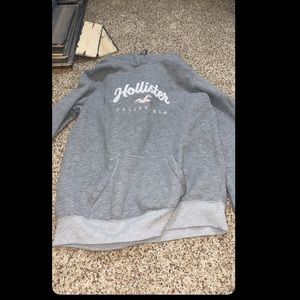 hollister gray hoodie